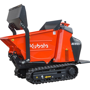 Rupsdumper met laadschep Kubota KC70-SL