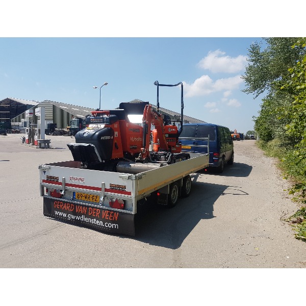 Plateau aanhanger 2 asser 3500kg Plateau aanhanger 2 asser 3500kg