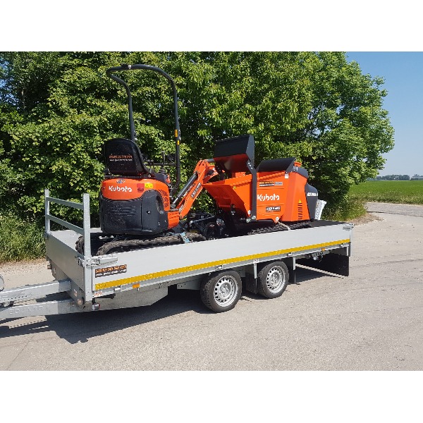 Plateau aanhanger 2 asser 3500kg Plateau aanhanger 2 asser 3500kg