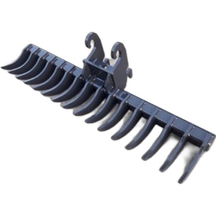 Extra bakken minikraan - egalisatiehark - takkenhark Extra bakken minikraan - egalisatiehark - takkenhark