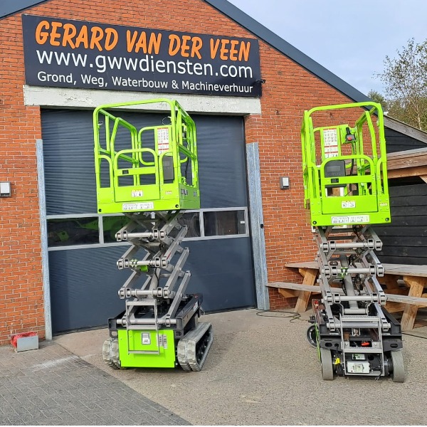 Schaarhoogwerker accu Werkhoogte 7,80 meter Schaarhoogwerker accu Werkhoogte 7,80 meter